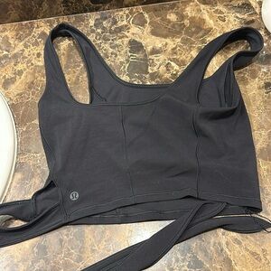Lululemon black tie tank 6